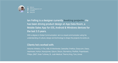 Desktop Screenshot of ianfelling.com